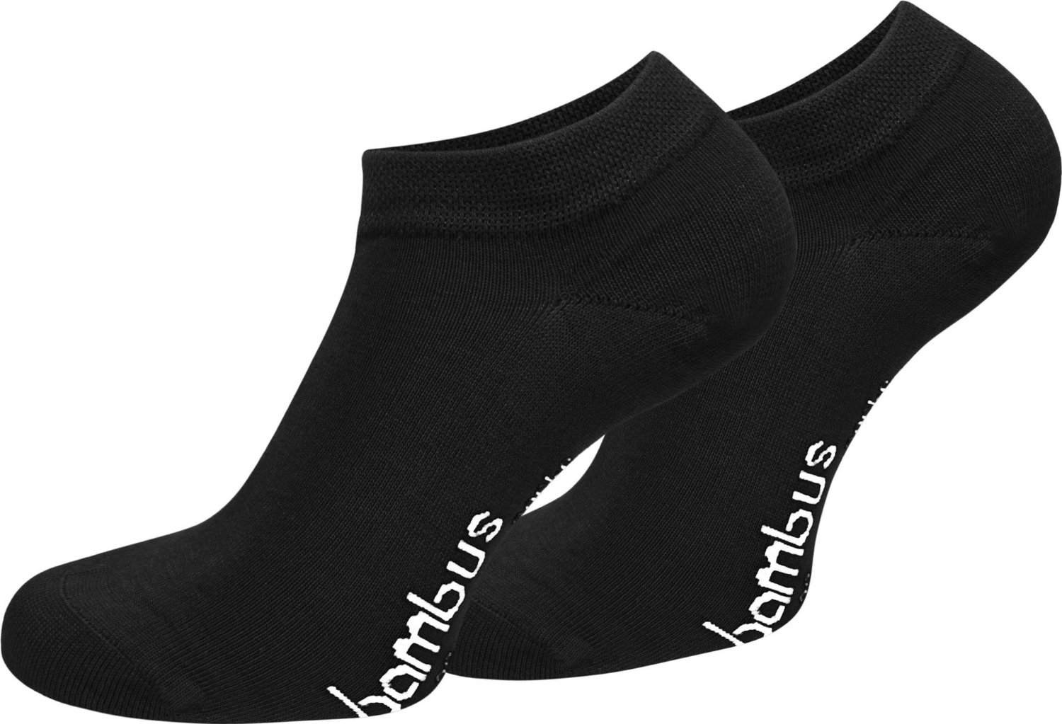Sneaker sokken 3 paar - zwart