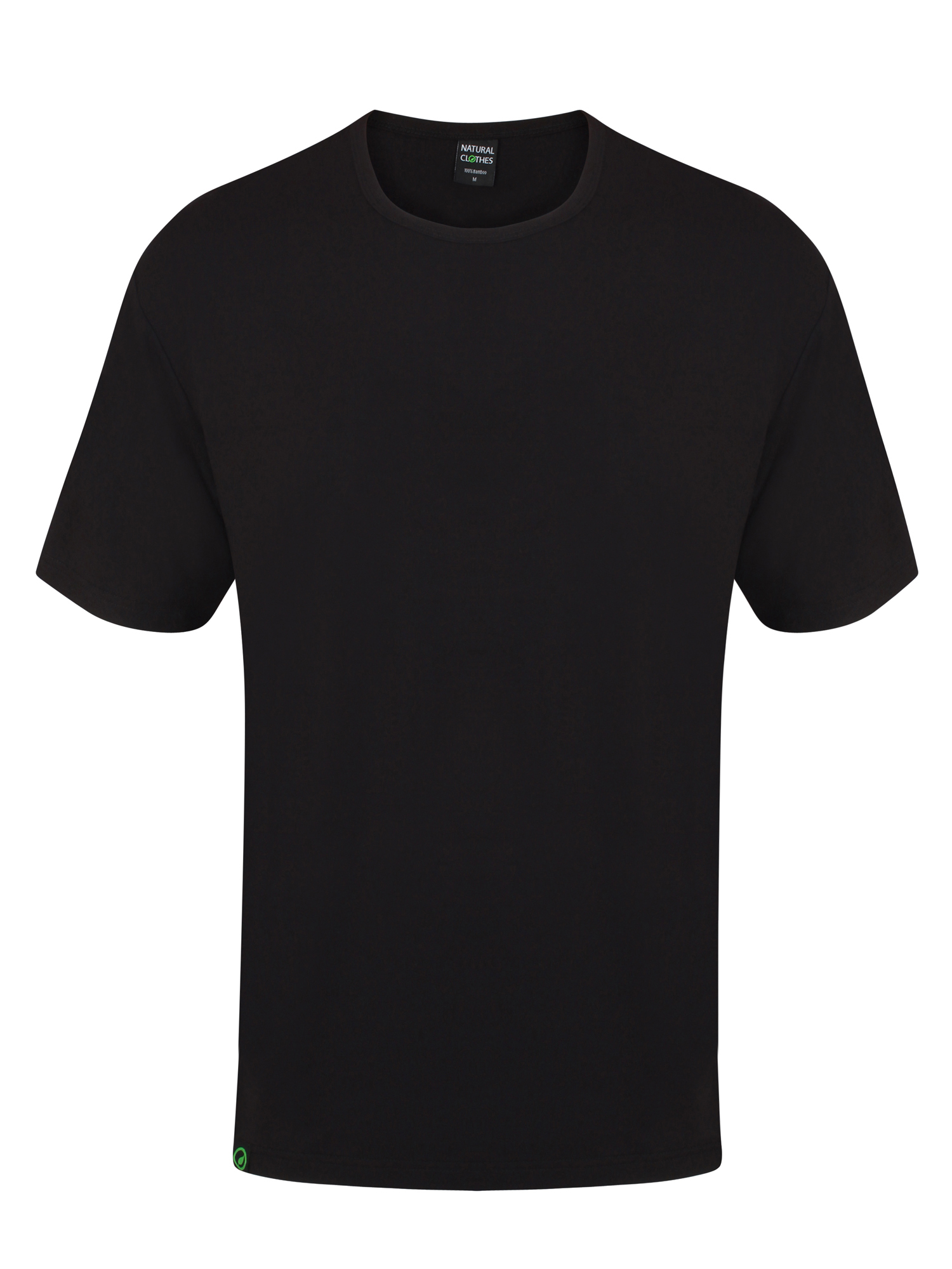 Bamboe Crew Neck T-shirt - zwart