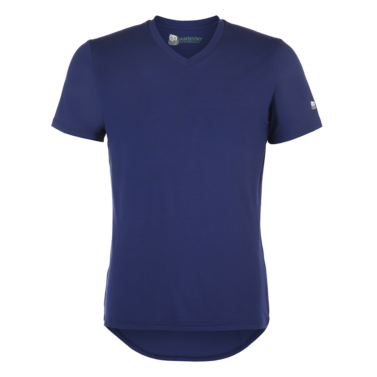 Luxe V-hals Tshirt - blauw