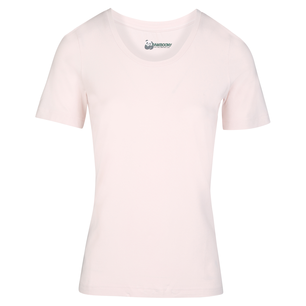 Luxe Bamboe O-hals Tshirt - old rose
