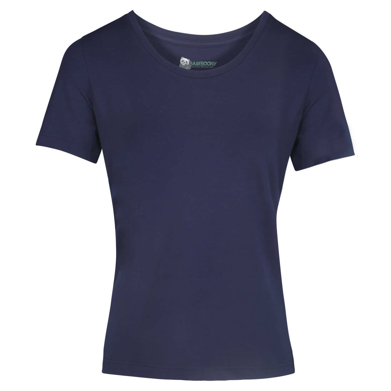 Luxe O-hals Dames Tshirt - night blue