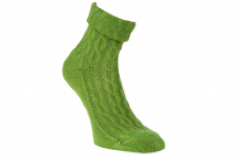 Comfort Sokken Met Kabelpatroon 2 paar - groen